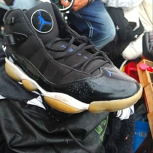 Jordan Black Athletic Shoes for Performance